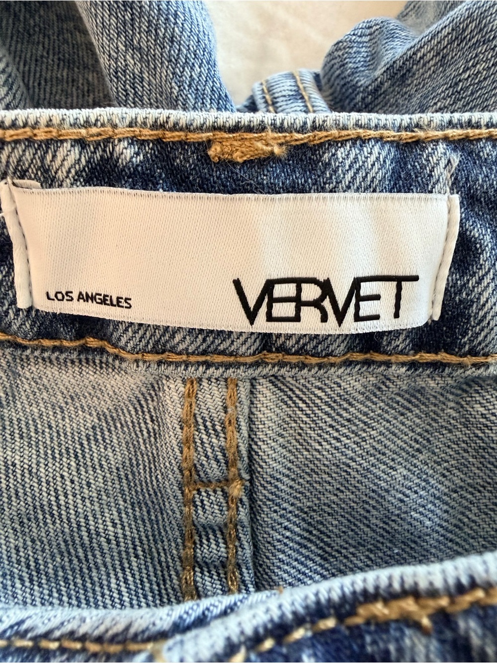 Vervet Distressed Mom Rigid High Rise Jeans - Picture 7 of 15